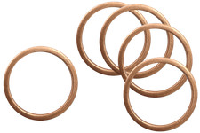 5x Kupferringe für Kernbohrer