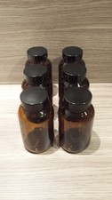Sechs kleine braune Gläser 250 ml mit Schraubverschluss (kein Twist-off!)