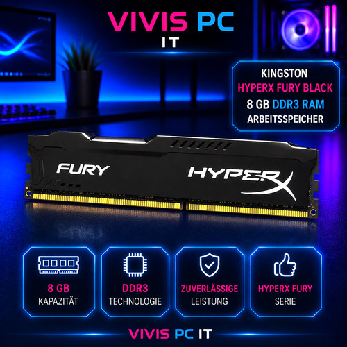 Kingston hyper fury black 8 - hyper,