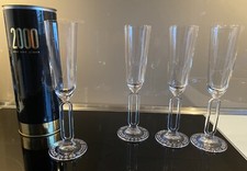 RIEDEL 6 Champagner Gläser „JAHRTAUSENDGLAS 2000“