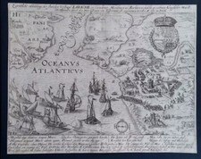 Kupferstich : "Einnahme von Larache" * frühes 17. Jahrhundert