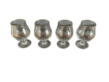 Vintage 4 Coca Cola Cognac Glas Schwenker Ballonglas Gläser mit Goldrand 0,3l