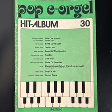 Noten - pop e-orgel -