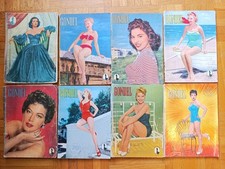 Gondel Magazin 8 Hefte / 1953 - 1959 Pin Up Herrenmagazin Männermagazin