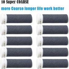 10X Mineral Ersatzrollen Für Emjoi Micro Pedi Hornhautentferner Nachfüllrollen