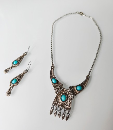 Alter vintage collier ohrringe - alter,