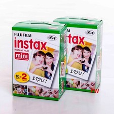 Fuji Instax mini Film 2x 20er Pack (40 Aufnahmen) für mini Kamera und Drucker