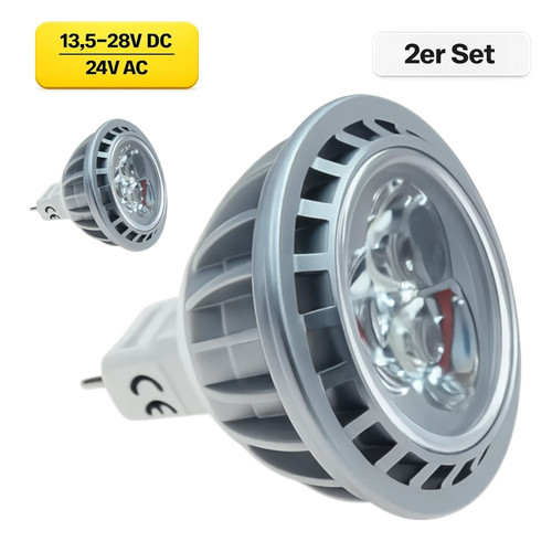 Gu5 led 24v mr16 warmweiß - 24v,