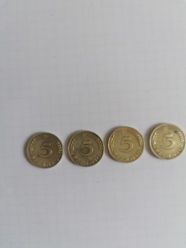 Pfennig 1950 g - 1950, d-f-g-j