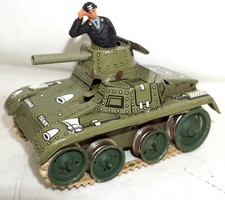 Gama Panzer D.R.G.M Blechspielzeug DEFEKT /P18.7/7