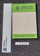 antiker Block Schreibblock von Cornu-Fera Rasendünger