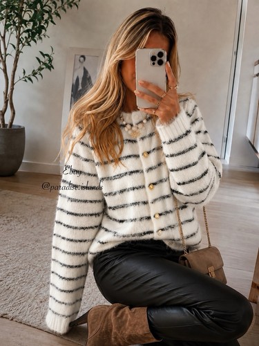 Trend cozy strickjacke - trend,