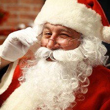 Nikolaus-Set Bart Perücke