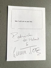 GEMMA JONES "Harry Potter" original signed Briefkarte 10x15 Autogramm