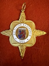 (2) Karnevalsorden Düsseldorf Die Elf vom Niederrhein 1932 Orden Karneval