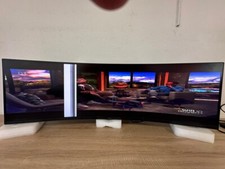 Samsung LC49RG94SSRXZG Transportschaden Panelbruch defekt Ersatzteilträger