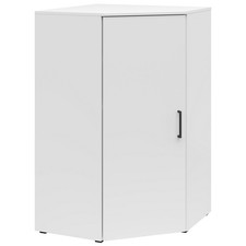 Eck-Kommode - weiß - 73x73 cm