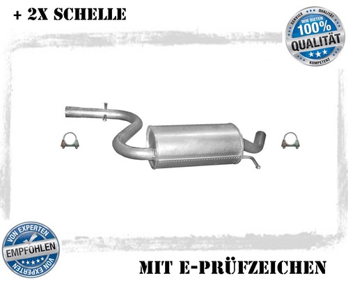 Mittelschalldämpfer golf v - mittelschalldämpfer,