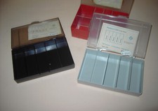 Kleinteile-Box  Plastikbox S32/2 VEB Plastimat DDR ca.17x10x3cm + Extrabox