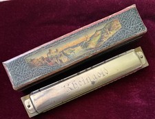 Vintage Hohner Mundharmonika Rheingold OVP