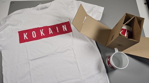 Rammstein kokain shirt gr - -, t-shirt