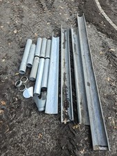 Zink Dachrinne 6 Tlg. 333mm 33er Fallrohr