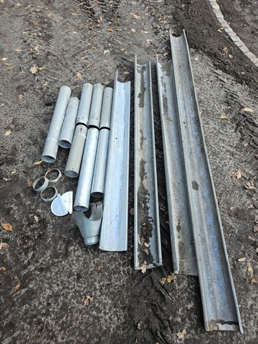 Zink dachrinne tlg - 6, 333mm