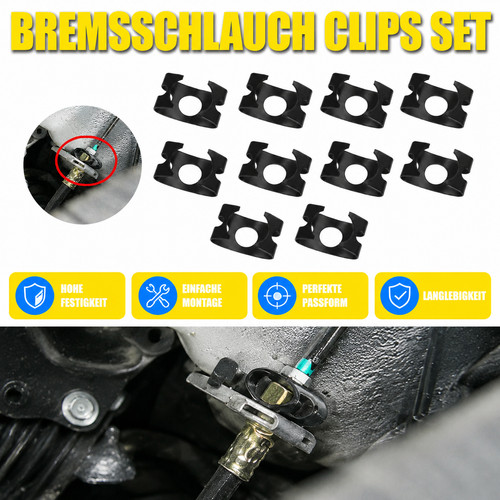 10x bremsschlauchhalter für - 10x,