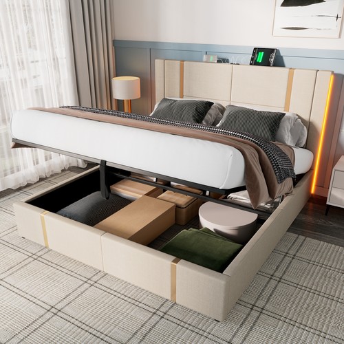 Led polsterbett doppelbett - led-polsterbett,