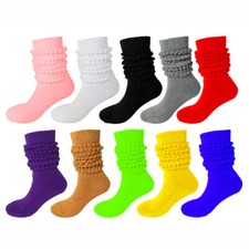 Lange Slouch Scrunchy-Socken