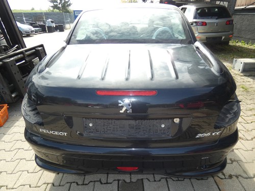 Heckklappe peugeot 206 noir - peugeot,