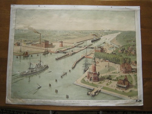 Lehrtafel kaiser wilhelm kanal - lehrtafel,