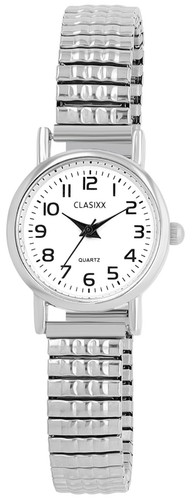 Damen quarz armbanduhr - quarz, weiß