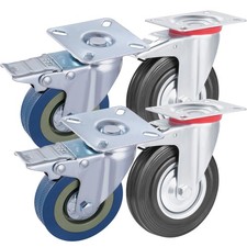 4er Set Schwerlastrollen mit