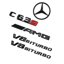 3D Black C63S Letters V8