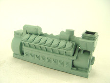 Schiffs Diesel Motor  Ladegut - HO 1:87 Güterwagen u. LKW Zubehör  #349 #E geb.