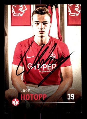 Leon hotopp autogrammkarte - leon, 1