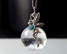 Schneekugel Kette Fee