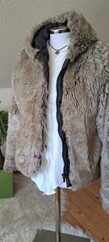 Schicke fellimitat jacke - schicke,