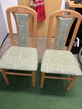 Esszimmerstühle 2er Set, Polsterstuhl , Buche