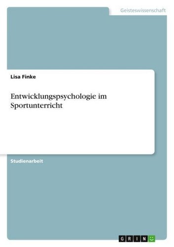 Entwicklungspsychologie - , im