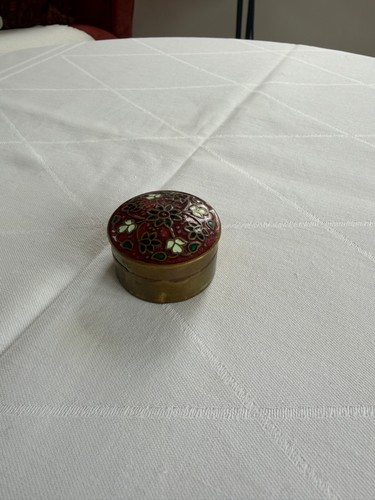 Pillendose cloisonné alte - -,