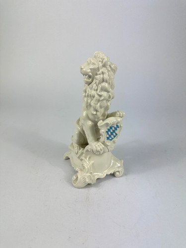 Porzellan figur barocker löwe - figur,