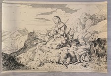 Nr 95 Ludwig Richter Schäfers Sonntagslied - Schulmann Schulschaubild 1929