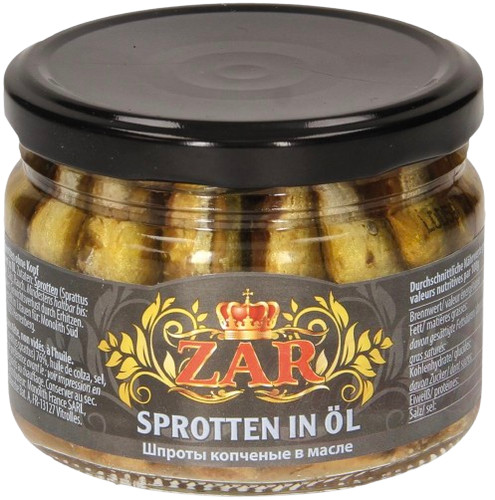 Zar geräucherte sprotten - zar,