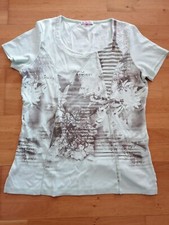 Bagoraz Damen TShirt Gr. 4 L 42 mint grün ungetragen Baumwolle 