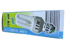 Varilux E27 11W Energiesparlampe Leuchtmittel Weiß Länglich