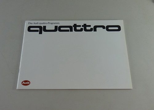 Prospekt audi quattro - prospekt,