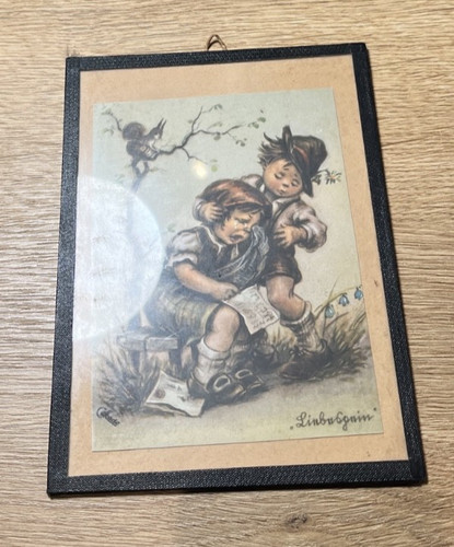 Antik hummel bild - antik,
