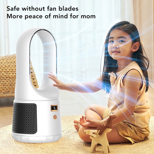 White usb desk fan speeds - white, 6